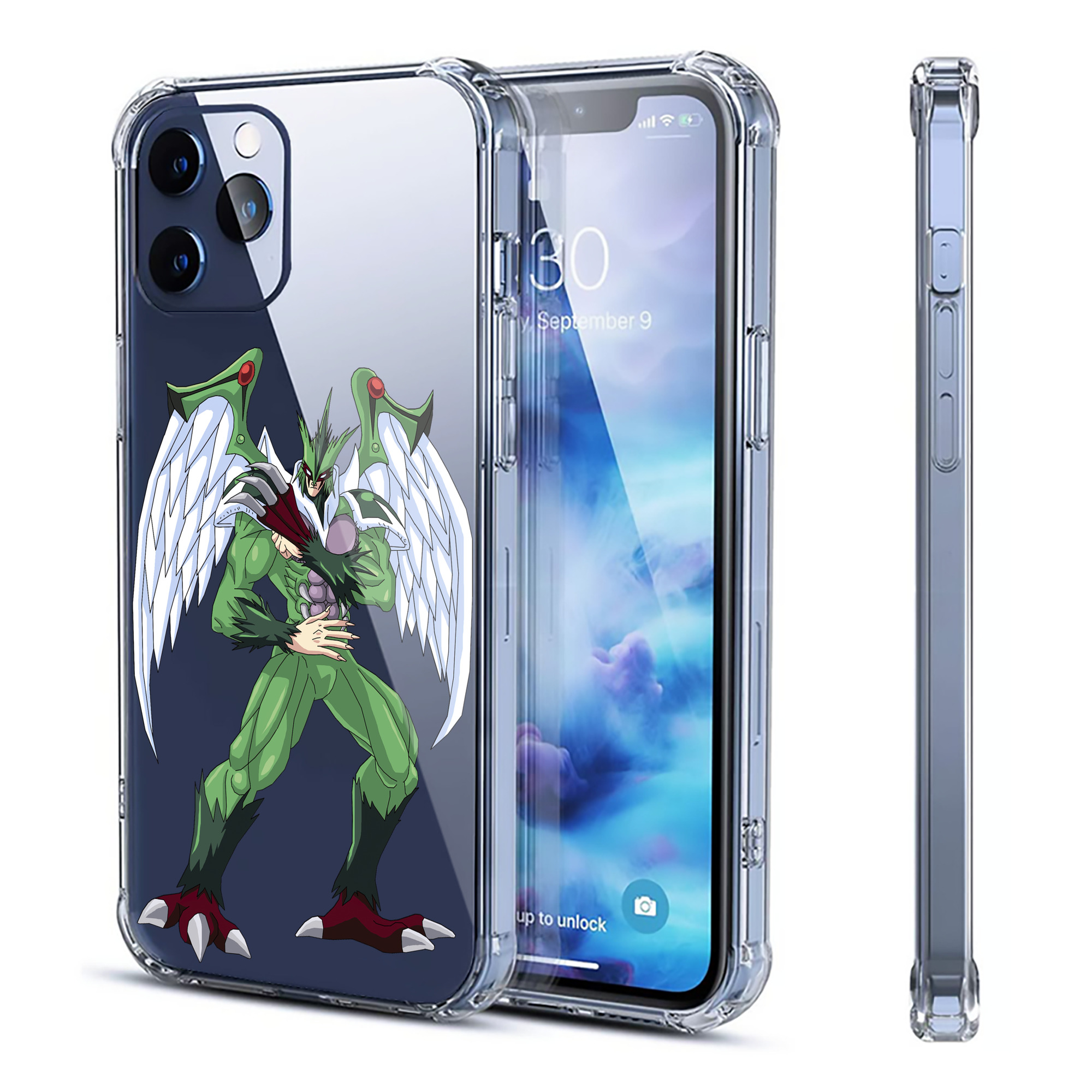 （画像用） 遊☆戯☆王 Yu-Gi-Oh! 【iPhone 12シリーズ対応】透明スマホケース（クリアソフトケース）